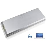 Anker® New Laptop Battery for Apple Macbook 13" Series A1185 1185 A1181 MA561 MA561FE/A MA561G/A MA561J/A (upgraded products, aluminium body) [Li-ion 9-cell 5200mAh] - White