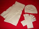 IMAGE OF Cashmere Scarf, Hat & Gloves Set