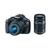 Canon EOS Rebel T3i EF-S 18-55 IS II lens Kit + EF-S 55-250mm f/4-5.6 IS II