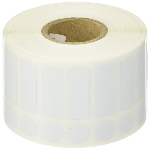 BradyTHT-249-492-1.5-SC Thermal Transfer Printer Labels, 1.000" Width x 0.375 Height x 0.375 Diameter Vial top Label Height, White