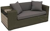 Greemotion 429124 Marbella Rattan Sofa mit Magazinfach, 157 x 77 x 61 cm