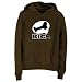 Sweatshirt Woman Brown " Think In Big , Shiloh Shepherd " Dog