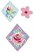 Wallies Wallpaper Cutouts - Harlequin Rose Diamonds 25
