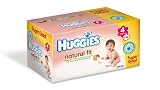 Huggies - 2061661 -  Natural Fit Taille 4 - Super Giant Box - 96 Couches