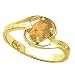 14K Yellow Gold Spessartite Garnet Ring