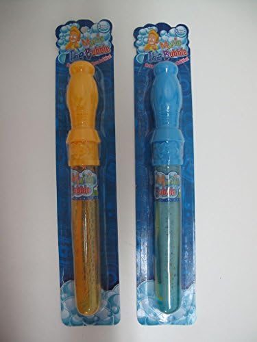 Magic Bubble Sword Bubble Maker - Great fun for the Family! Color May Vary (Set of 2)