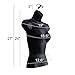 Female Mannequin Torso, Dress Form Hollow Back Body or T Shirt Display, For Hanging in Craft Shows, Photos or Design, Easy to Use and Store, For Small - Medium Clothing Sizes.