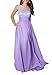 LOVEBEAUTY® Women's Long Sleeveless Chiffon Formal Prom Party Evening Dress
