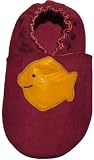 Tibet PLATEAU soft soled infant leather baby shoes SUEDE yellow fish red