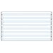 TOPS 1-Part Blue Bar Computer Paper, 14 7/8 x 11 Inches, Heavyweight, 2700 Sheets, Blue and White, (5432)