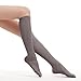 Pintoli/Fytto Style 1020 Women's Comfy Compression Socks, 15-20mmHg, Knee High, Gray, Small Size