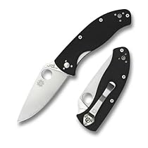 Spyderco Tenacious G-10 Handle Folding Plain Edge Knife