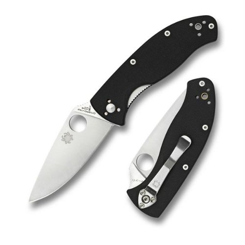 Spyderco Tenacious G-10 Handle Folding Plain Edge Knife