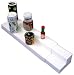 Spice Rack - Expand-A-Shelf - 2 Tier Model (White) (2h x 12 - 23w x 3.25d)