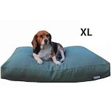 Large 40"X35" Memory Mix Foam Dog Pet Bed Pillow with Water resist internal case & Durable Canvas zipper Cover