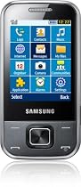 Samsung C3750 Handy (6,1 cm (2,4 Zoll) Display, MP3, 3 MP Kamera, Bluetooth) metallic grau