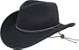 Bailey Sequoia Lite Felt Cowboy Hat XL Black