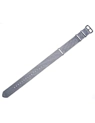 20mm NATO MOD G10 Acu Gray Nylon Military Watch Band Strap