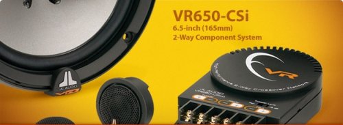 JL Audio VR650-CSi Evolution VR Series 6.5 inch (160mm) 2-Way Car Component Speaker System with Crossovers