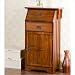 SEI Lancaster Mission Secretary Desk in Brown Mahogany CSN8429