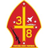 3rd Battalion 8th Marine Regiment sticker vinyl decal 4 x 3 