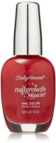 Sally Hansen Nail Growth Miracle, Stunning Scarlet, 0.45 Fluid Ounce Sally Hansen Nail Growth Miracle, Stunning Scarlet, 0.45 Fluid Ounce