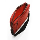 Apple MacBook Pro MB134LL/A 15.4-inch Laptop Faux Suede Protective Sleeve with Shoulder Strap and Pocket - Tomato Red