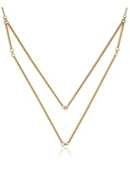 gorjana Greer V-Neck Layer Necklace, 19"