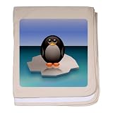 Baby Blanket Petal Pink Cute Baby Penguin