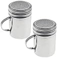 Dozenegg Stainless Steel Versatile Dredge Shaker, Set of 2