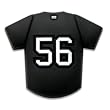 CAPerz - Baseball Jersey No. 56 - Black/White/Gray