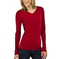 Mossimo&reg; Black: Ultrasoft Vee Neck Sweater - Deep Love