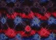 Sarong - Tie Dye Red-Blue-Purple - Colors and Pattern Will Vary Slightly