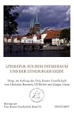 Beiträge der Fritz Reuter Gesellschaft, Band 20: Literatur aus dem Ostseeraum und der Lüneburger Heide