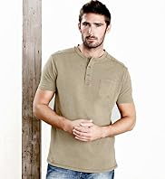 Perfect North Coast Pure Cotton Henley Neck T-Shirt Perfect North Coast Pure Cotton Henley Neck T-Shirt