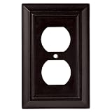 Liberty Hardware Bronze Architectural Outlet Wall Plates 3 pk.