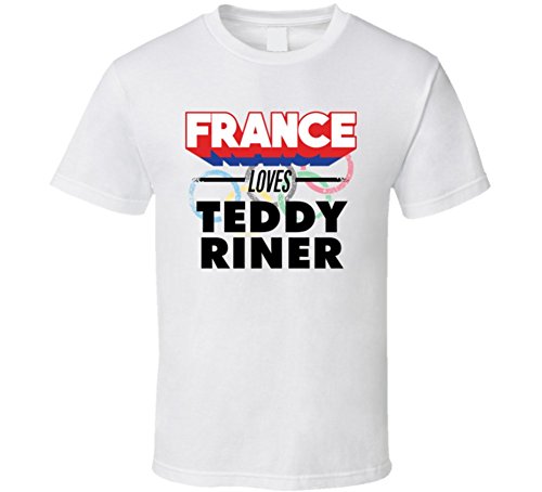 France Loves Teddy Riner Judo Olympics T Shirt 2xl White