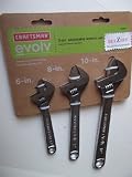 Craftsman Evolv 3 pc. Adjustable Wrench Set