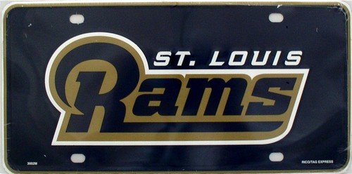 LP - 747 St Louis Rams NFL Football License Plate - 3002M