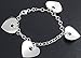 Sterling Silver High-Polished Flat Heart Shape