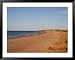 A Beautiful Summer Day on an Empty Beach by the Ocean, Prince Edward Island, Canada Framed Art Poster Print by Taylor S. Kennedy, 49x39