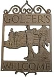 Vintage Cast Iron Welcome Sign