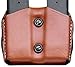 DeSantis Double Magazine Pouch 45 ACP, 10mm Single Stack Magazines Leather