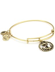 Alex and Ani Bangle Bar "Nautical" Russian-Gold Expandable Bracelet