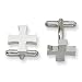 Chisel Stainless Steel Cross Cuff Links