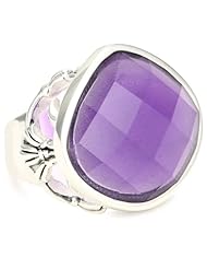 Barse "Louis" Amethyst Sterling Silver Overlay Ring