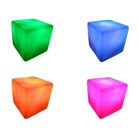 Colour Changing LED Cube Shaped Mood Light Lamp