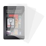 Amazon Kindle Fire MiniSuit Screen Protector/LCD Guard (Newest Anti-Glare, Anti-Fingerprint, Ultra-Clear) Set includes 3 Replacement Films (Clear)