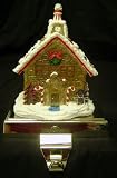 Lighted Gingerbread House Christmas Stocking Holder