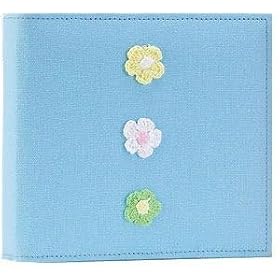 CROCHET BABY album in blue by Burnes holds 100 photos - 4x6